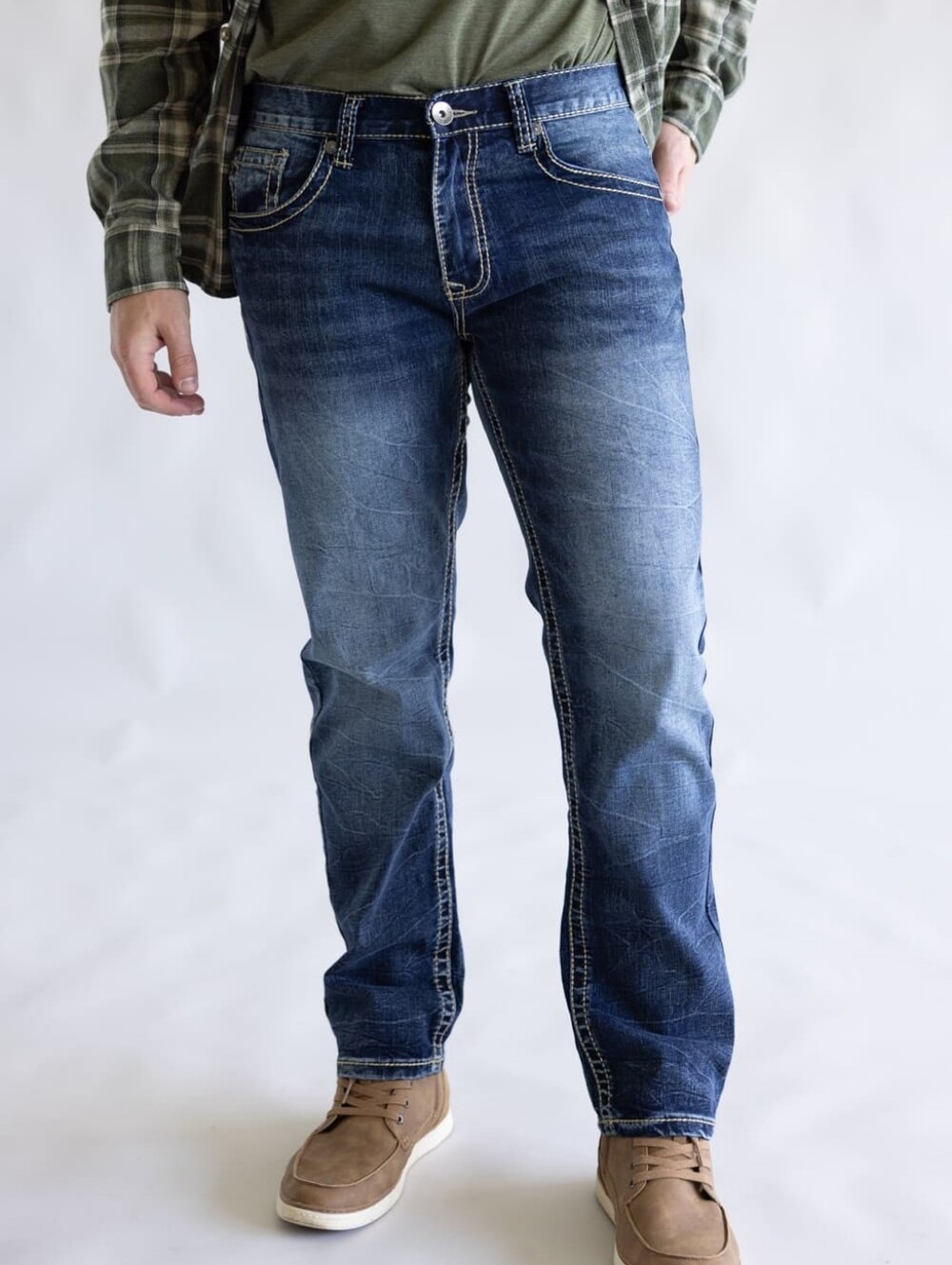 True Luck Ichiro Straight Leg Jeans